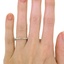 The Ksana Ring, smallzoomed in top view on a hand