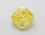 1.09 Ct. Fancy Vivid Yellow Cushion Lab Grown Diamond