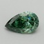 2.00 Ct. Fancy Vivid Green Pear Lab Grown Diamond