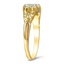 The Babita Ring, smalltop view on a hand