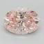 3.01 Ct. Fancy Intense Pink Oval Lab Grown Diamond
