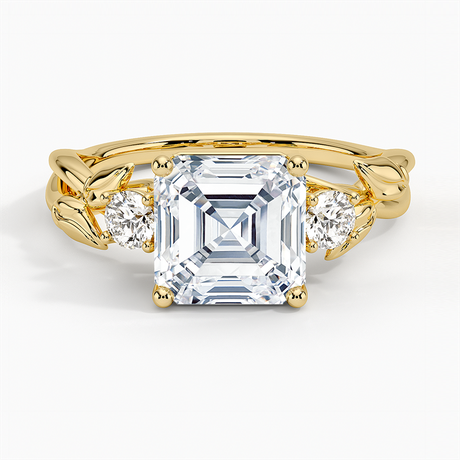 Budding Willow Three Stone Diamond Ring