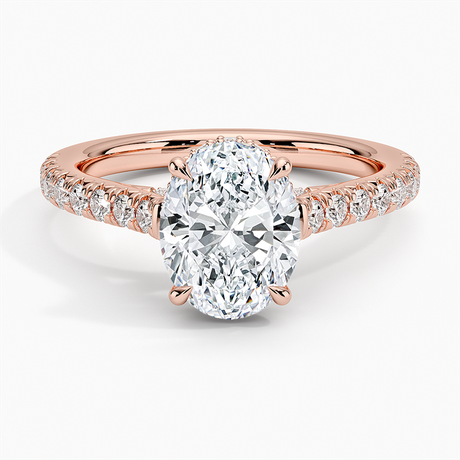 14K Rose Gold Chantal Diamond Ring