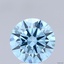3.53 Ct. Fancy Vivid Blue Round Lab Grown Diamond