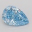 2.04 Ct. Fancy Vivid Blue Pear Lab Grown Diamond