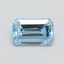 0.73 Ct. Fancy Intense Blue Emerald Lab Grown Diamond