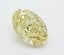 0.95 Ct. Fancy Intense  Yellow Oval Lab Grown Diamond