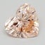 4.05 Ct. Fancy Intense  Pink Heart Lab Grown Diamond