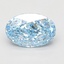 1.56 Ct. Fancy Vivid Blue Oval Lab Grown Diamond