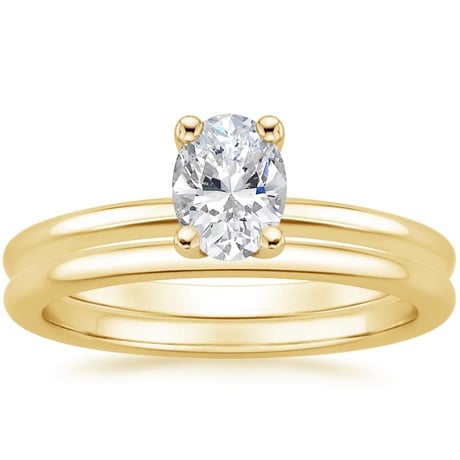 14K Yellow Gold Perfect Fit Bridal Set