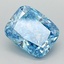 2.00 Ct. Fancy Vivid Blue Cushion Lab Grown Diamond