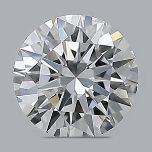 Round diamond — real photo