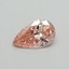 0.30 Ct. Fancy Vivid Pink Pear Lab Grown Diamond