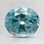8x6.9mm Blue Oval Montana Sapphire