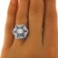 The Lacey Ring, smalltop view on a hand