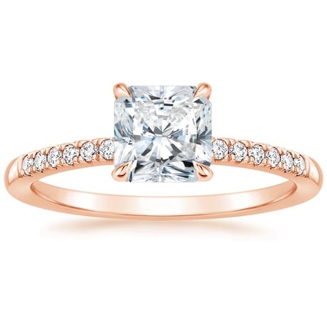 14K Rose Gold Petite Viviana Diamond Bridal Set (1/4 ct. tw.)