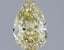 1.06 Ct. Fancy Yellow Pear Lab Grown Diamond