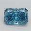 2.02 Ct. Fancy Vivid Blue Radiant Lab Grown Diamond