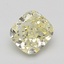 1.70 Ct. Fancy Light Yellow Cushion Diamond