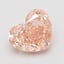 1.57 Ct. Fancy Intense Brownish Pink Heart Lab Grown Diamond