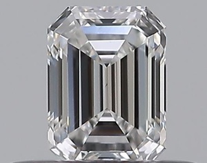 Emerald diamond — real photo