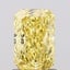 1.01 Ct. Fancy Vivid Yellow Radiant Lab Grown Diamond