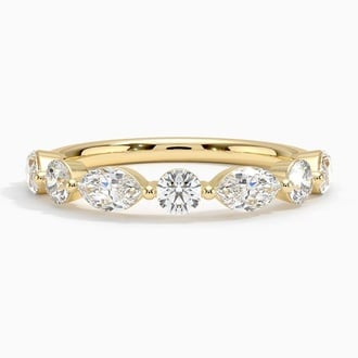 Luxe Marquise and Round Diamond Band