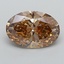 2.02 Ct. Light  Brown Oval Lab Grown Diamond