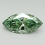 1.54 Ct. Fancy Vivid Pacific Green Marquise Lab Grown Diamond