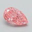 1.13 Ct. Fancy Vivid Pink Pear Lab Grown Diamond