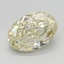 1.52 Ct. Fancy Light  Yellow Oval Lab Grown Diamond