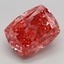 2.55 Ct. Fancy Vivid Pink Cushion Lab Grown Diamond