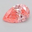 3.05 Ct. Fancy Vivid  Pink Pear Lab Grown Diamond