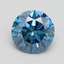 1.80 Ct. Fancy Vivid Blue Round Lab Grown Diamond