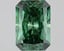 1.07 Ct. Fancy Vivid Green Radiant Lab Grown Diamond