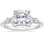 Platinum Miroir Diamond Ring, smalltop view