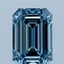 2.17 Ct. Fancy Vivid Blue Emerald Lab Grown Diamond
