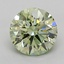 1.06 Ct. Fancy Intense  Green Round Lab Grown Diamond