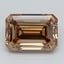 3.16 Ct. Fancy Light  Brown Emerald Lab Grown Diamond