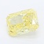 1.13 Ct. Fancy Vivid Yellow Radiant Lab Grown Diamond
