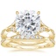 18KY Moissanite Zinnia Diamond Bridal Set (1/2 ct. tw.), smalltop view