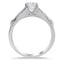 Hand Engraved Winged Owl Ring, smallside view