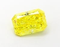 1.00 Ct. Fancy Vivid Yellow Radiant Lab Grown Diamond