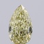 1.21 Ct. Fancy Yellow Pear Lab Grown Diamond