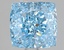 2.06 Ct. Fancy Vivid Blue Cushion Lab Grown Diamond