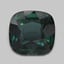 8.0x7.6mm  Green  Cushion   Sapphire