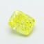 1.22 Ct. Fancy Intense  Yellow Cushion Lab Grown Diamond