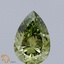 0.73 Ct. Fancy Vivid  Green Pear Lab Grown Diamond