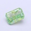 1.00 Ct. Fancy Vivid  Green Radiant Lab Grown Diamond