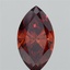2.02 Ct. Fancy Intense Brownish Orange Marquise Lab Grown Diamond